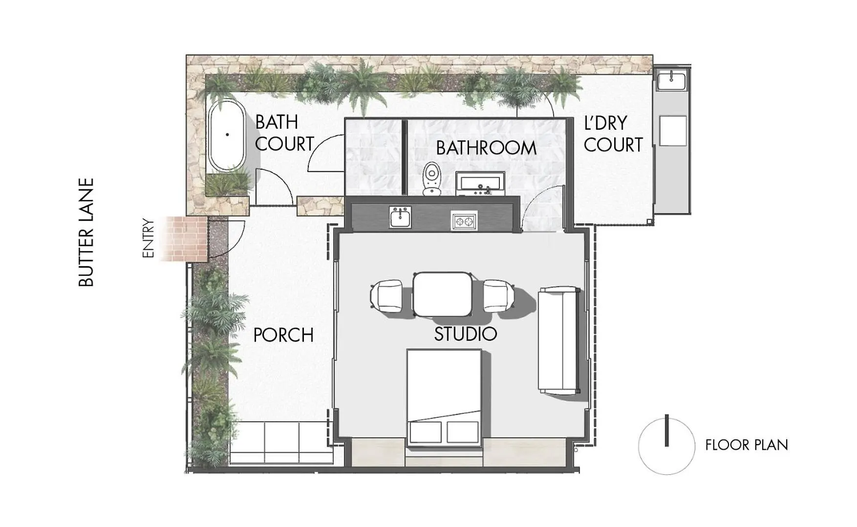 Buhwi Bira Byron Bay - Studio Apartment